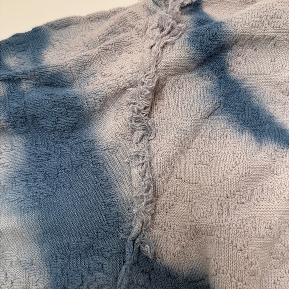 Free People Women’s Extra Small Sunrise Polo Henley Pullover Sweater Tie Dye - Picture 11 of 14